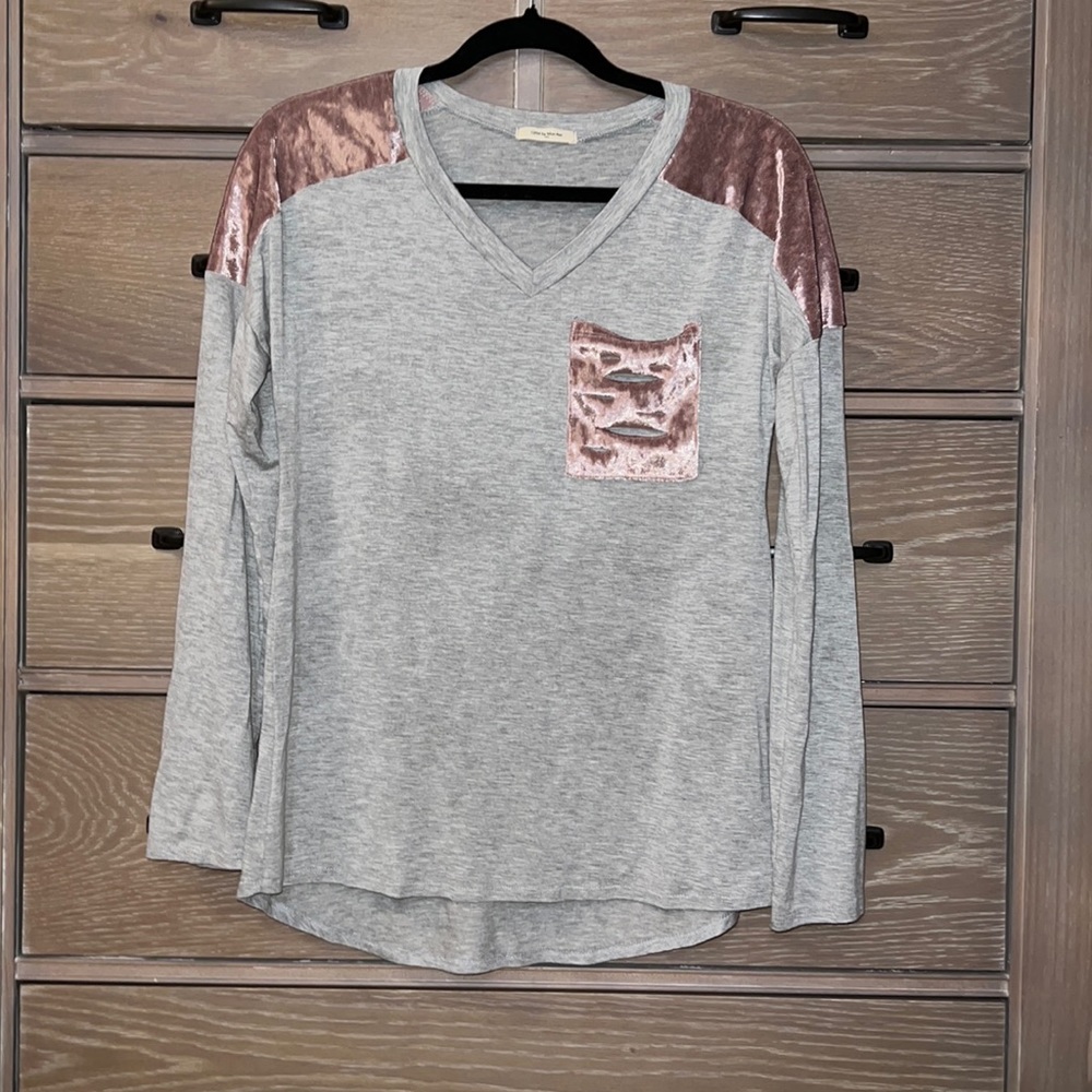 12 PM by Mon Ami Long Sleeve Top